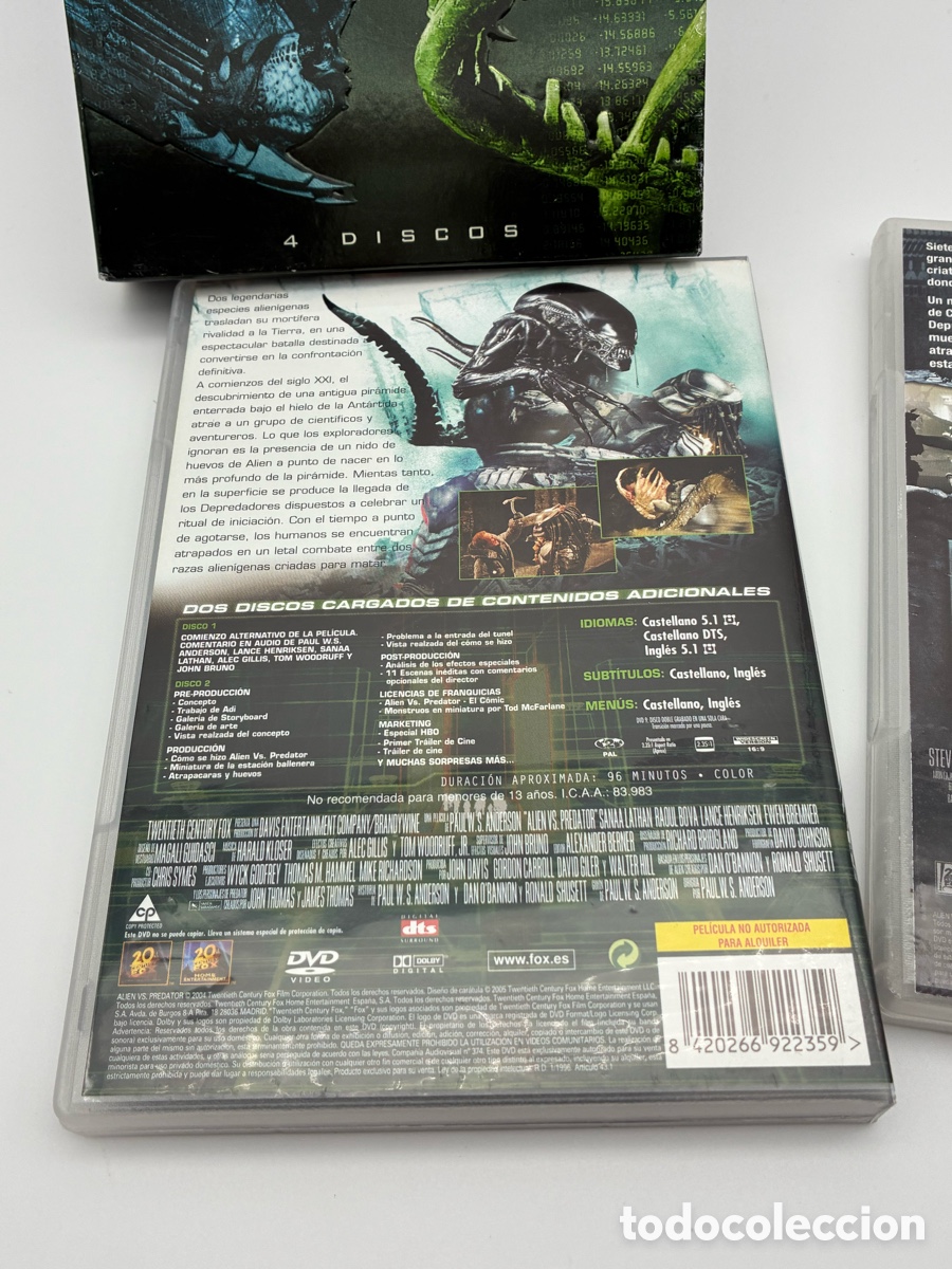Cine: Pack Alien VS Predator La saga completa DVD - Foto 6