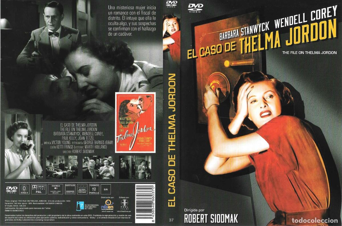 Cine: EL CASO DE THELMA JORDON - ROBERT SIODMAK