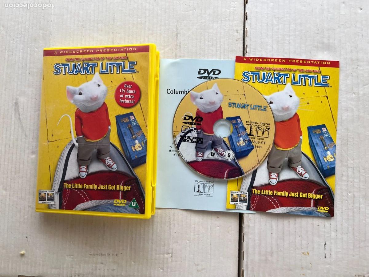 Cinema: STUART LITTLE CAJA COLOR AMARILLO - PELICULA INGLES DVD KREATEN