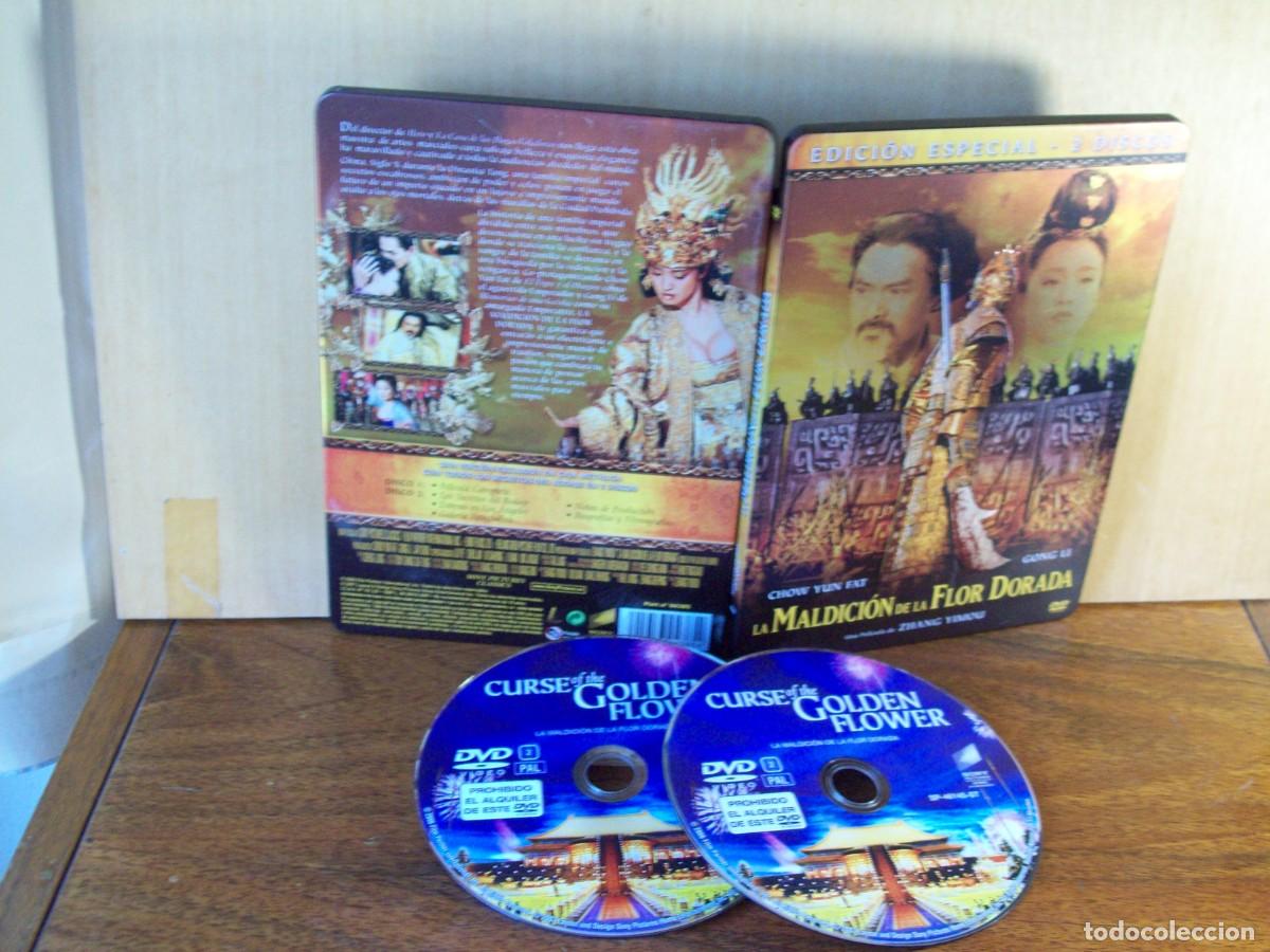 Cine: LA MALDICION DE LA FLOR DORADA - DOBLD DVD EDICION ESPECIAL CAJA METALICA