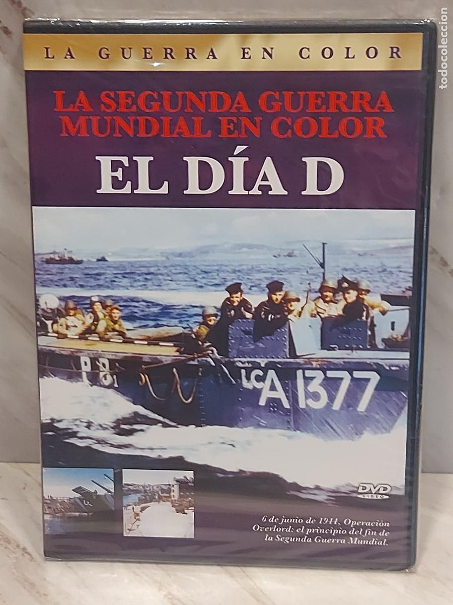 Cine: DVD | LA SEGUNDA GUERRA MUNDIAL EN COLOR | EL D&Iacute;A D | PRECINTADO