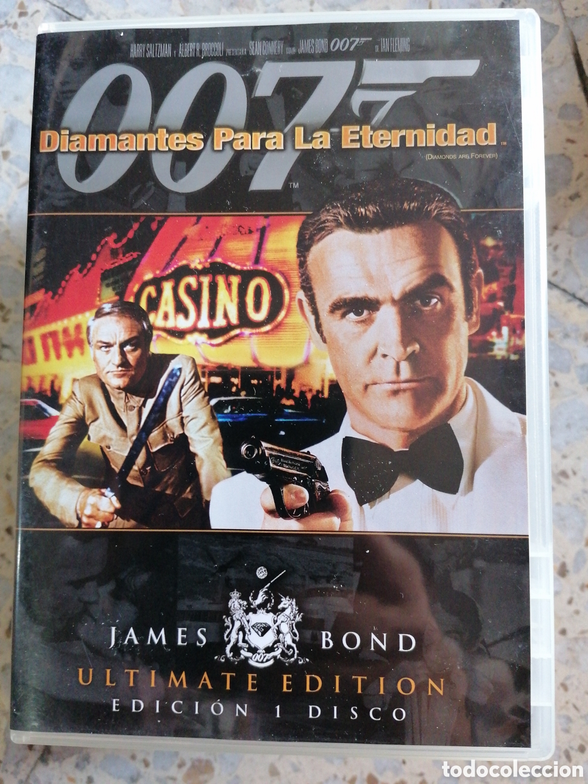 Cine: DVD JAMES BOND 007 DIAMANTES PARA LA ETERNIDAD ULTIMATE EDICION 1 DISCO SEAN CONNERY