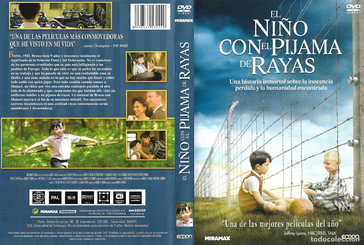 Cine: EL NI&Ntilde;O CON EL PIJAMA DE RAYAS (BEST SELLER). (En stock) Pel&iacute;cula DVD. (Best seller) (LIQUIDACION)