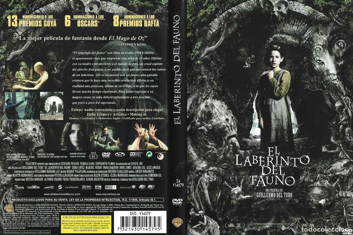 Cine: EL LABERINTO DEL FAUNO (BEST SELLER). WARNER. (En stock) Pel&iacute;cula DVD. (Best seller) (LIQUIDACION)