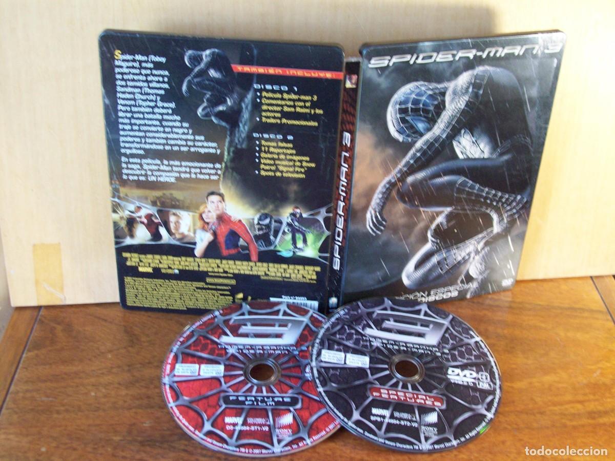 Cine: SPIDER - MAN 3 - KIRSTEN DUNST - JAMES FRANCO -DOBLE DVD EDICION ESPECIAL CAJA METALICA