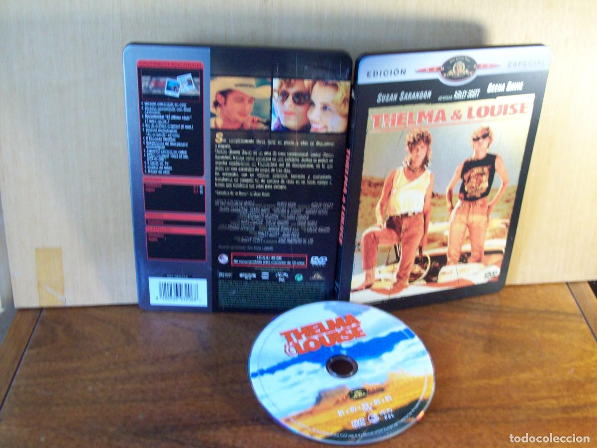 Cine: THELMA & LOUISE -SUSAN SARANDON - GEENA DAVIS - DVD CAJA METALICA EDICION ESPECIAL