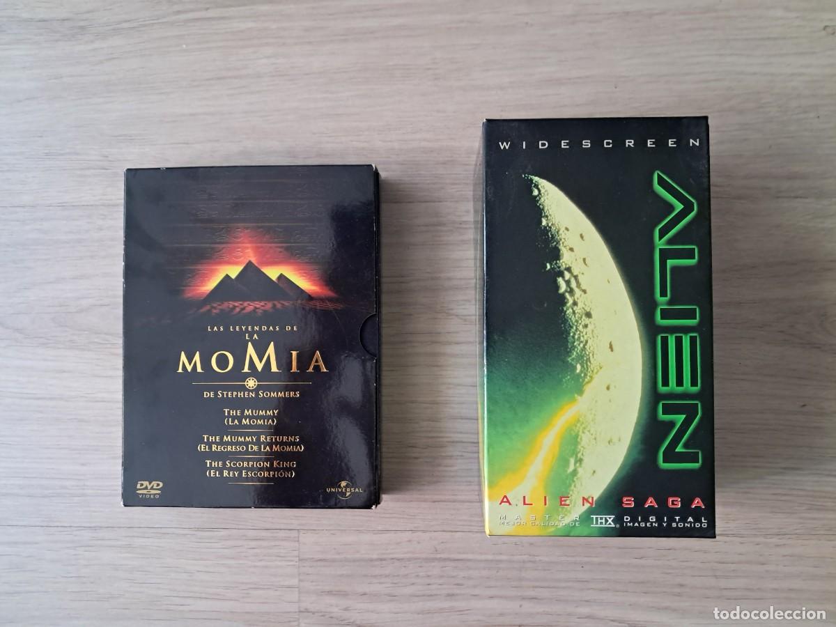 Cine: Packs DVD La Momia + VHS Alien Saga.