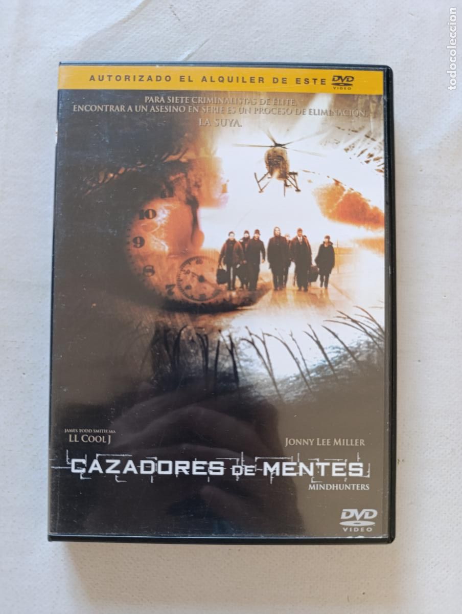 Cine: DVD CAZADORES DE MENTES - EDICION ALQUILER - LEER DESCRIPCION (R6)