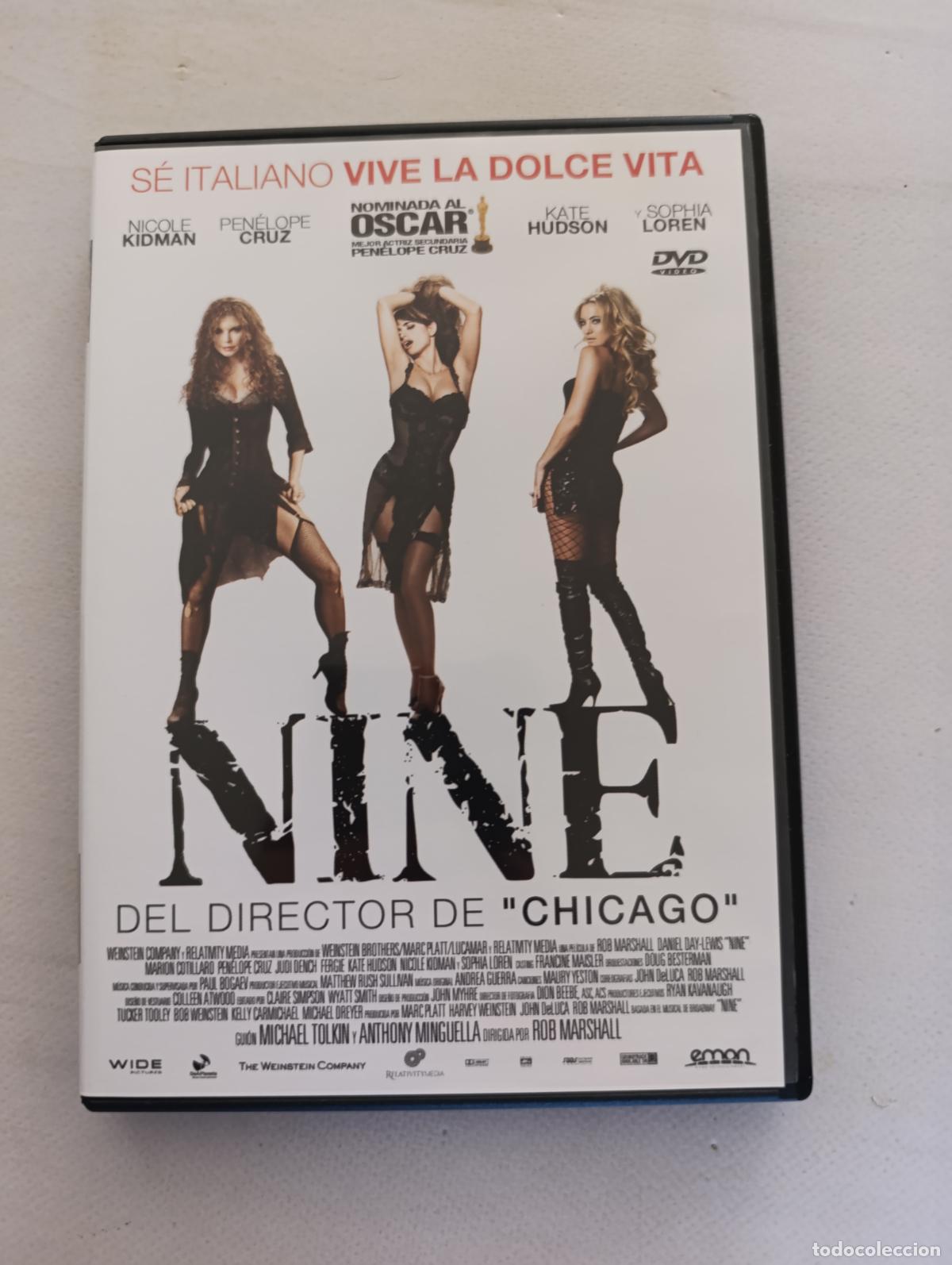 Cine: DVD NINE - NICOLE KIDMAN, PENELOPE CRUZ, KATE HUDSON, SOPHIA LOREN (R6)