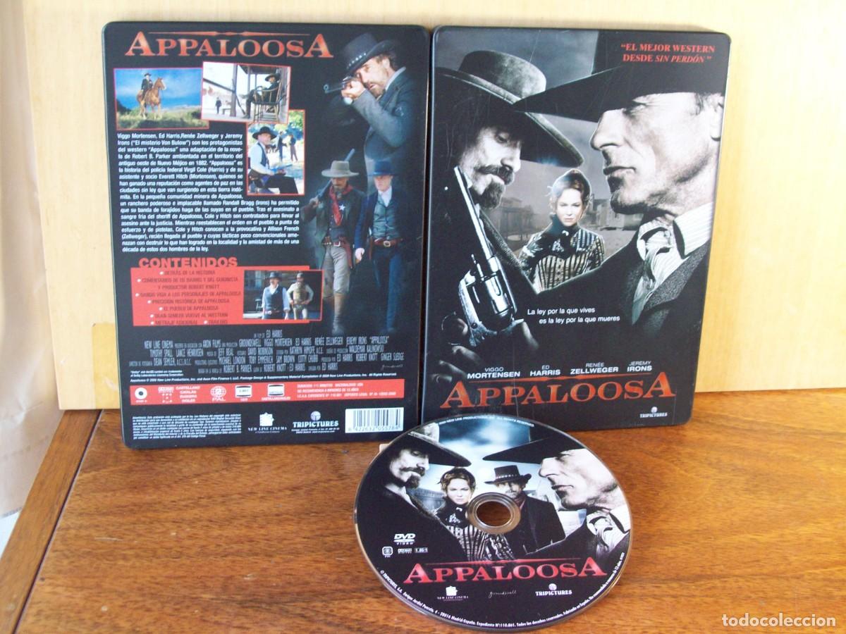 Cine: APPALOOSA - VIGGO MORTENSEN - ED HARRIS - RENEE ZELLWEGER - JEREMY IRONS - DVD CAJA METALICA