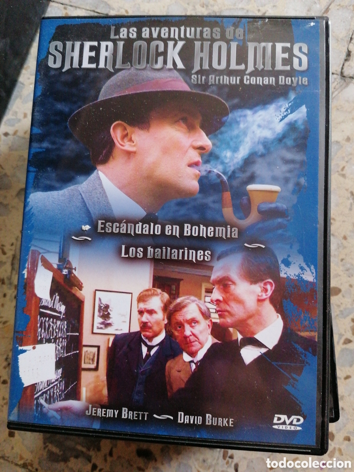 Cine: DVD LAS AVENTURAS DE SHERLOCK HOLMES ESCANDALO EN BOHEMIA LOS BAILARINES COMO NUEVA