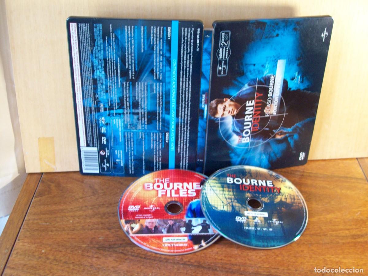 Cine: EL CASO BOURNE - MATT DAMON - DOBLE DVD CAJA METALICA EDICION ESPECIAL COLECCIONISTAS