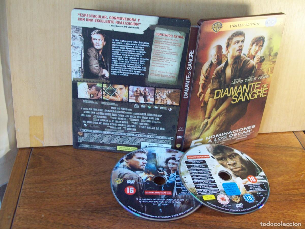 Cine: DIAMANTE DE SANGRE - LEONARDO DICAPRIO - DOBLE DVD CAJA METALICA EDICION LIMITADA