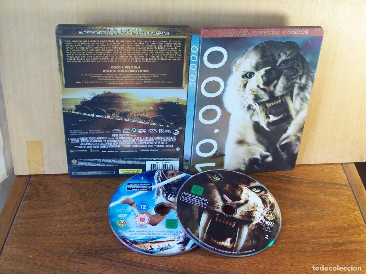 Cine: 10.000 - STEVEN STRAIT - CAMILLA BELLE - CLIFF CURTIS - DOBLE DVD CAJA METALICA EDICION ESPECIAL