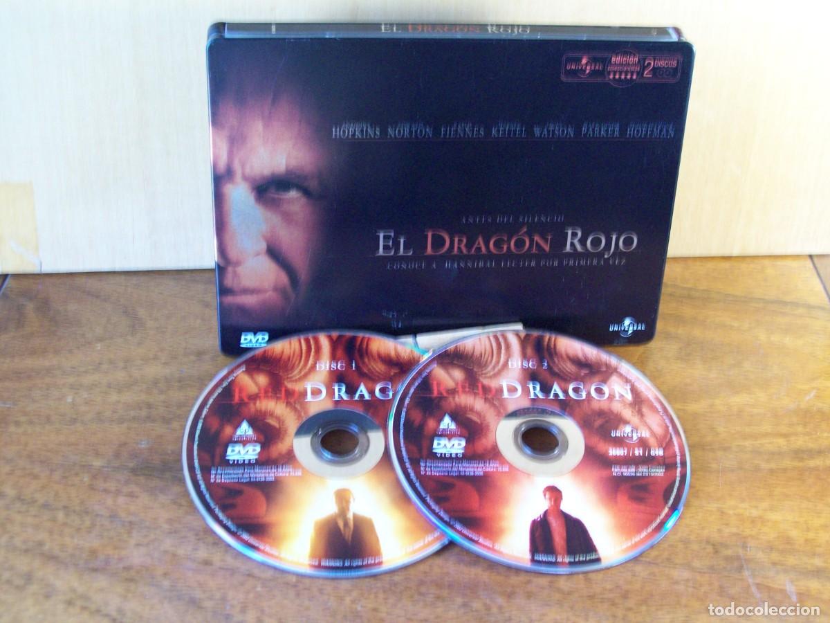 Cine: EL DRAGON ROJO (CONOCE A HANNIBAL LECTER - DOBLE DVD CAJA METALICA EDICION LIMITADA