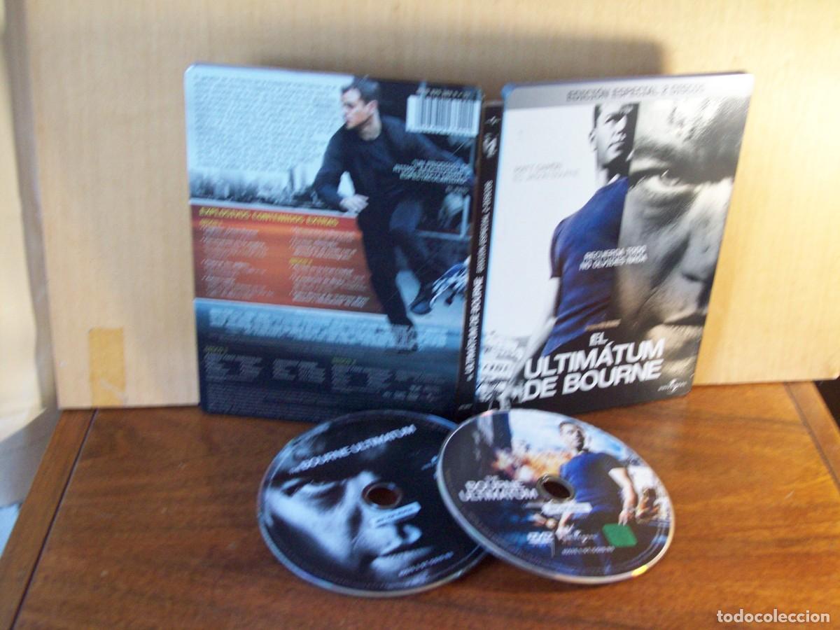 Cine: EL ULTIMATUM DE BOURNE - MATT DAMON - DOBLE DVD CAJA METALICA EDICION ESPECIAL