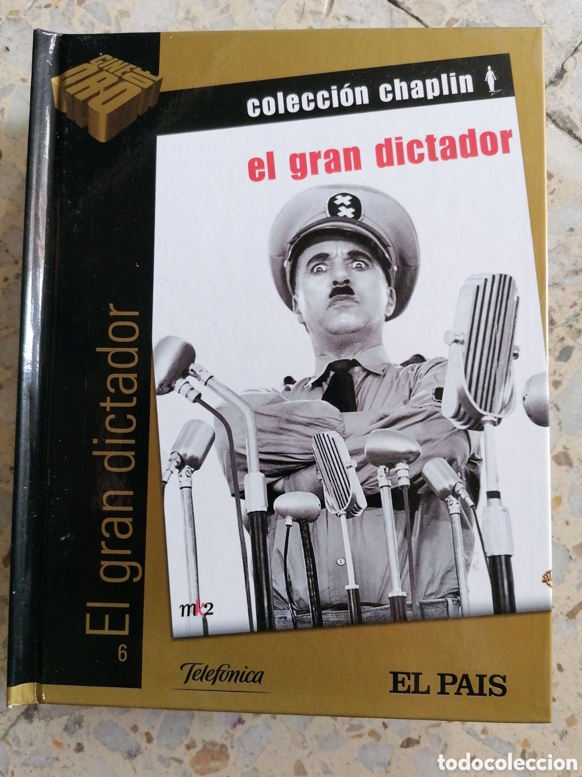 Cine: DVD EL GRAN DICTADOR COLECCION CHAPLIN 6 DEL PAIS DVD + LIBRO COMO NUEVO