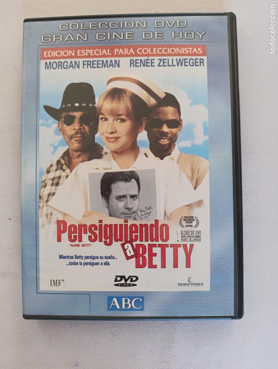 Cine: DVD PERSIGUIENDO A BETTY - MORGAN FREEMAN, RENEE ZELLWEGER (4F)