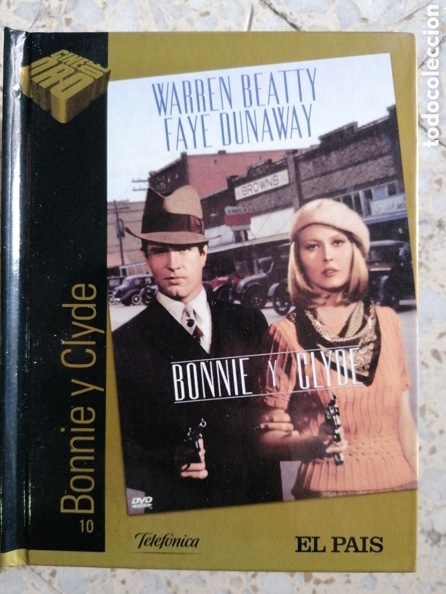 Cine: DVD BONNIE Y CLYDE WARREN BEATTY FAYE DUNAWAY COLECCION EL PAIS 10 DVD + LIBRO COMO NUEVO