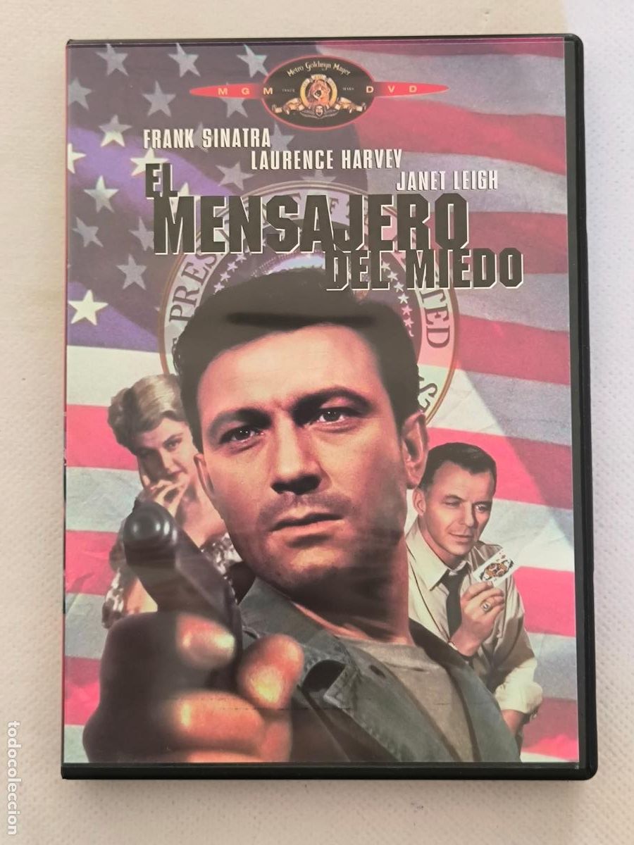 Cine: DVD EL MENSAJERO DEL MIEDO - FRANK SINATRA (4X)