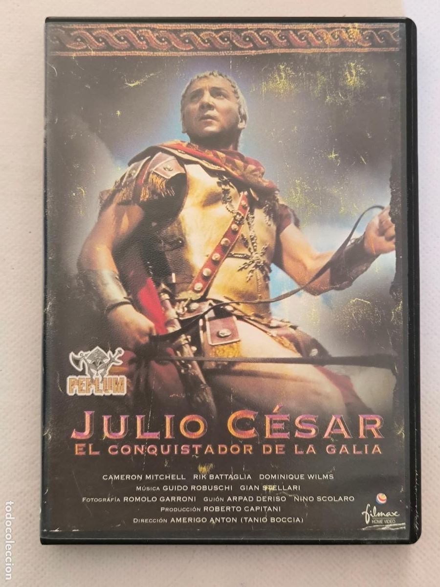 Cine: DVD JULIO CESAR, EL CONQUISTADOR DE LA GALIA (4X)
