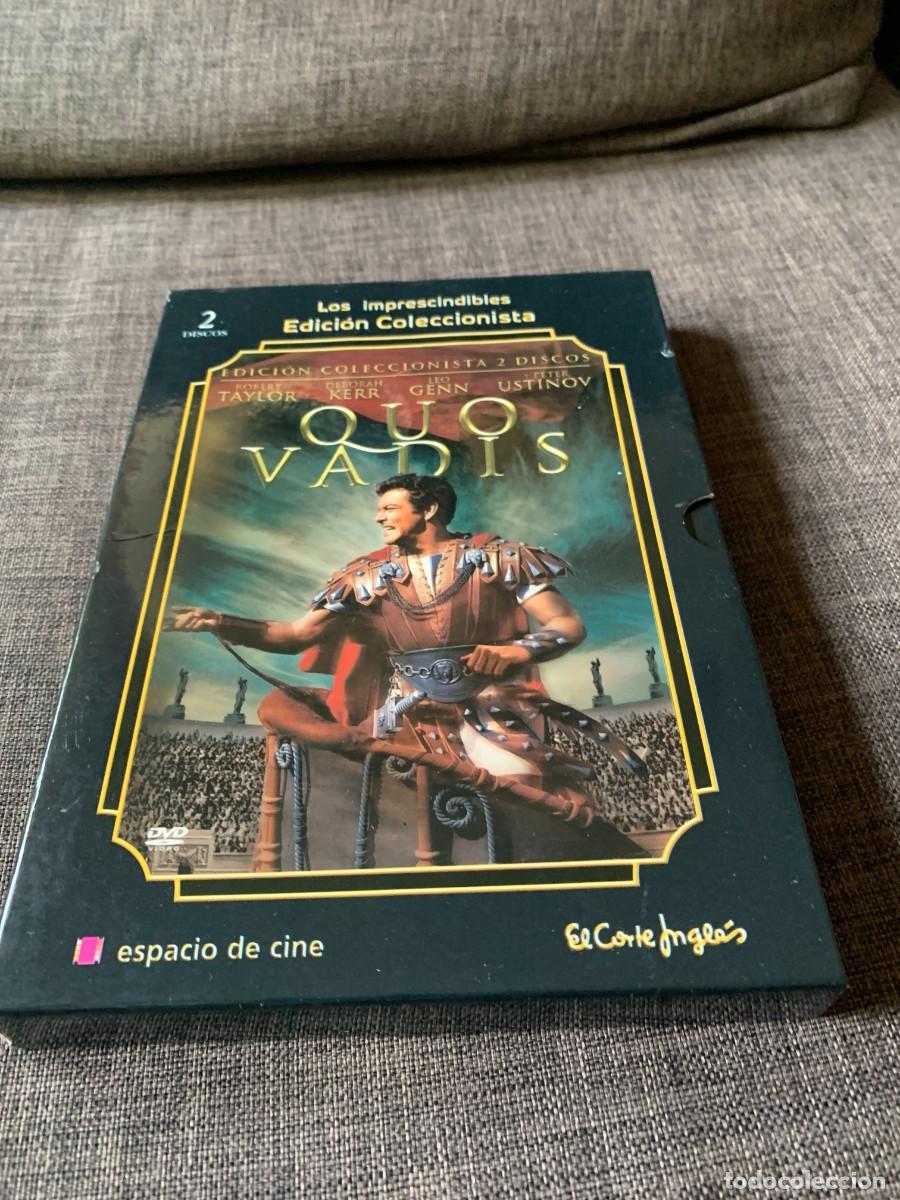 Cine: DOBLE DVD. QUO VADIS. INCLUYE LIBRO, CON ALGUNAS ARRUGAS. PEDIDO MINIMO 10 EUROS.