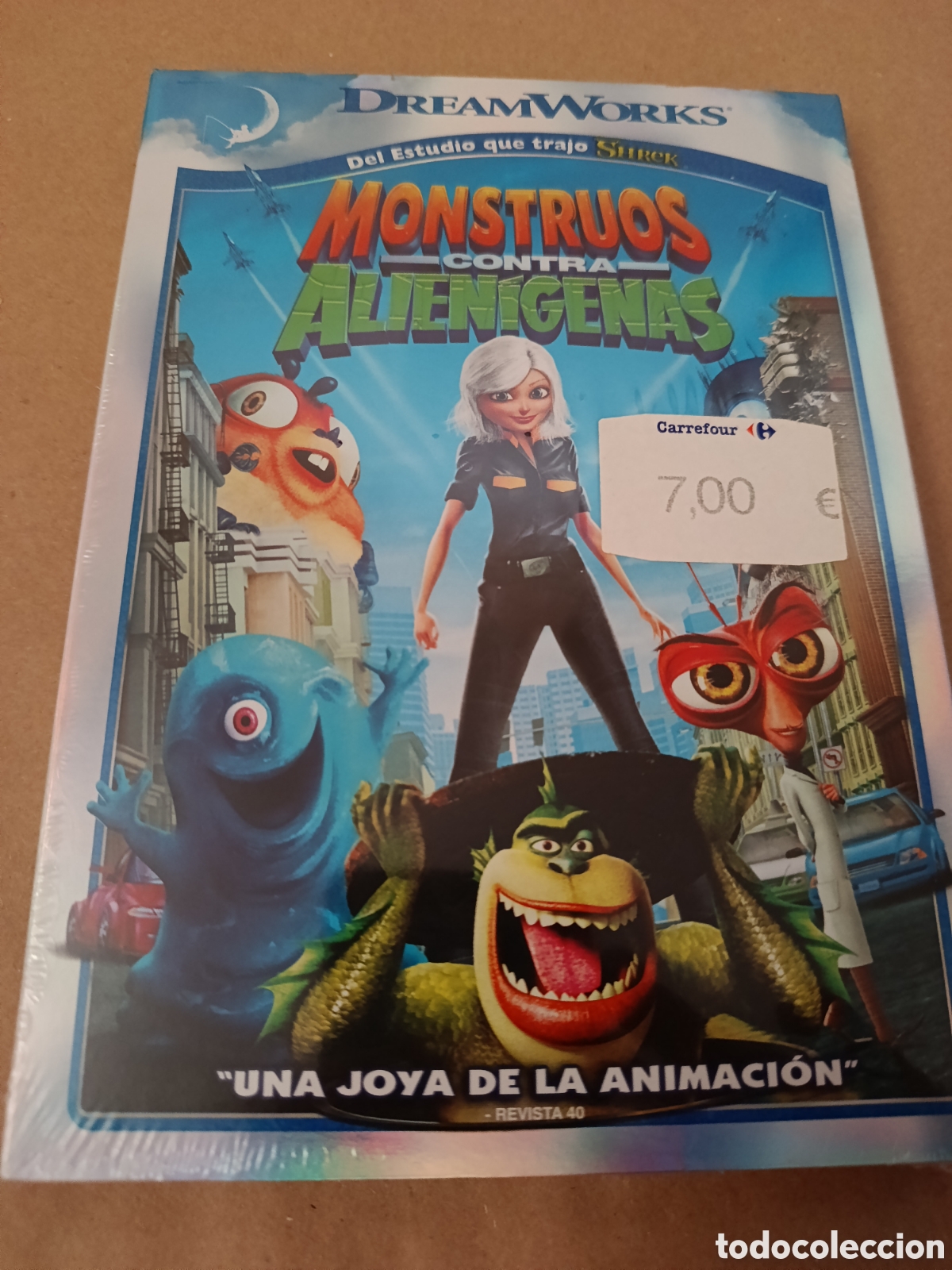 Cinema: Dvd. Monstruos contra alien&iacute;genas. Precintado.