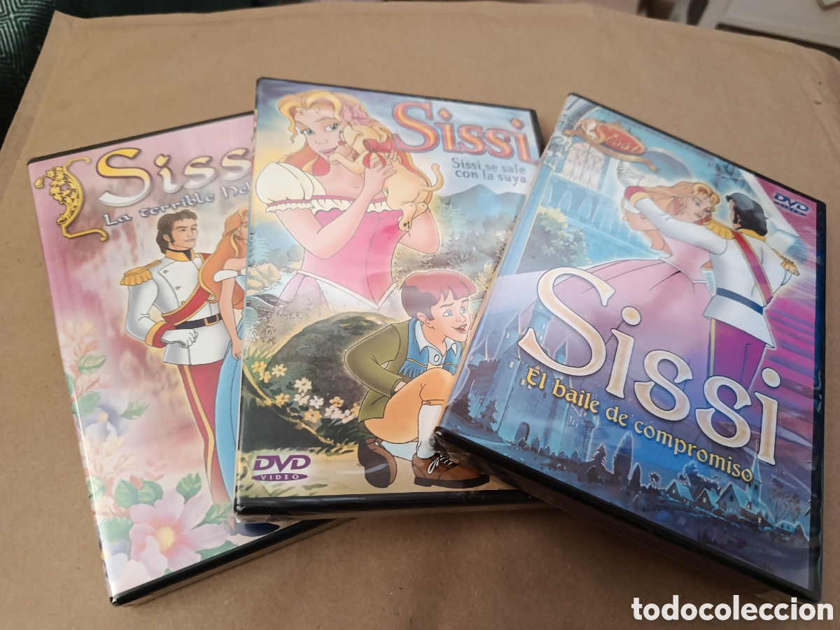 Cinema: 3 dvds. Sissi. La terrible Helena + Sissi se sale con la suya + El baile de compromiso. Precintado.