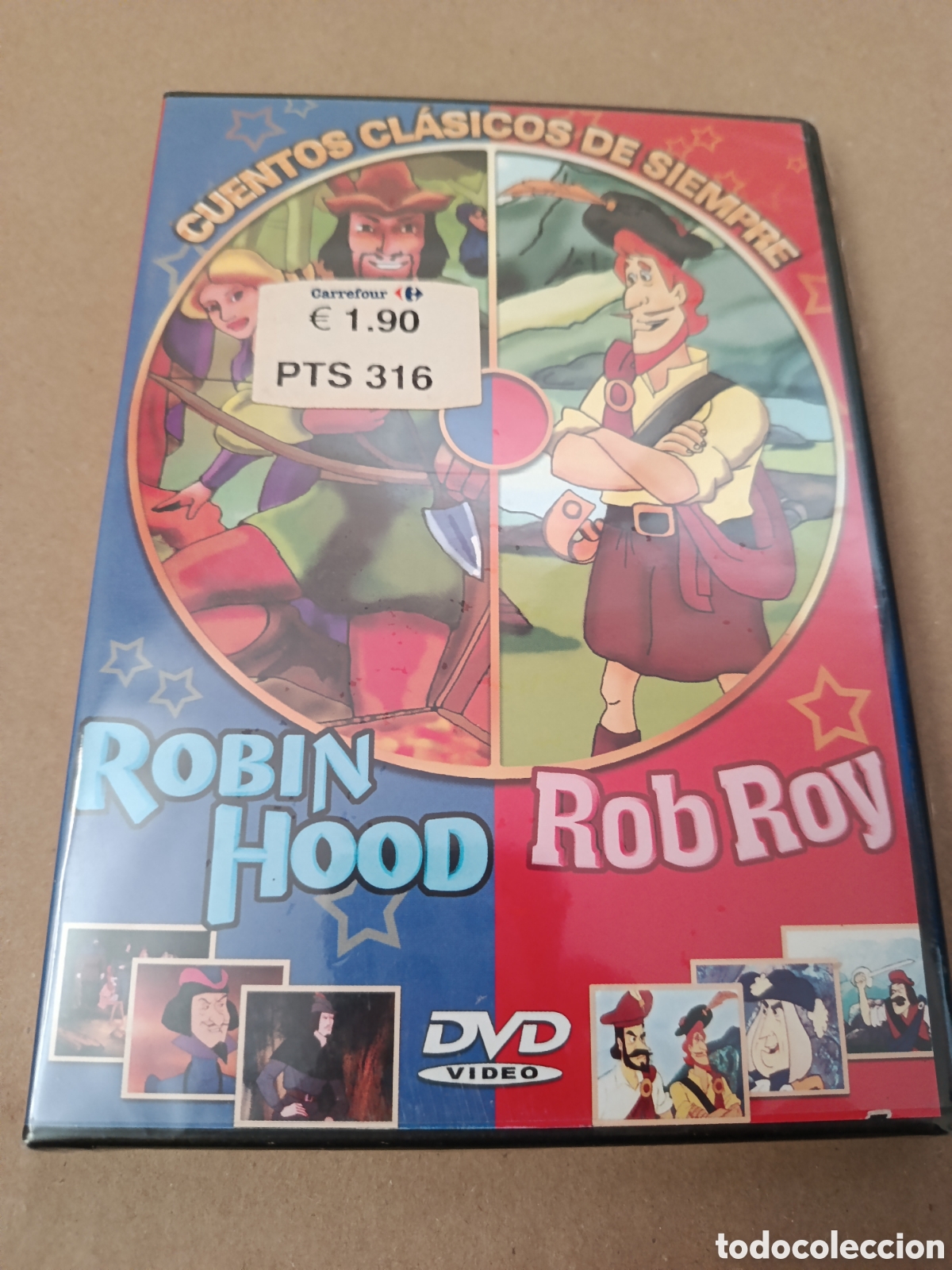 Cine: Dvd. Robin Hood y Rob Roy. Precintado. Cuentos cl&aacute;sicos de siempre.