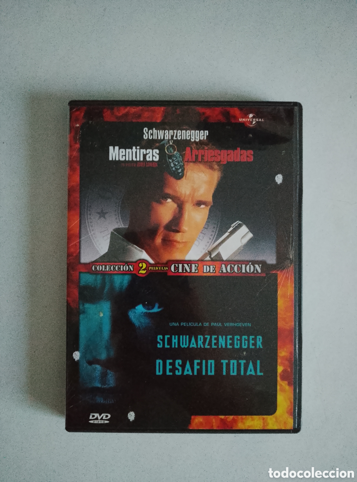Cine: PACK 2 PELICULA DVD MENTIRAS ARRIESGADAS & DESAFIO TOTAL (2 DISCOS)