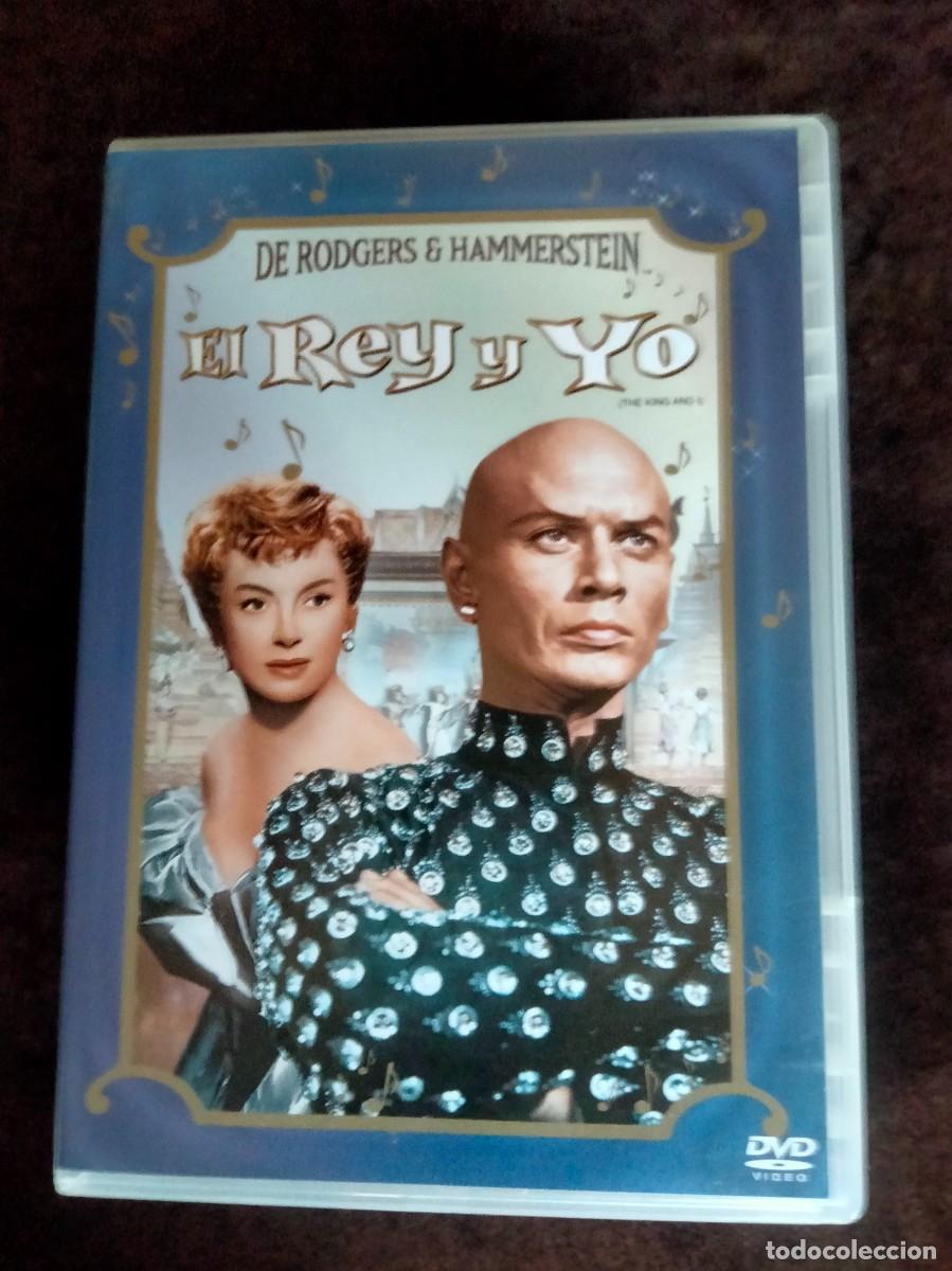 Cine: el rey y yo - yul brynner - dvd como nuevo con folleto