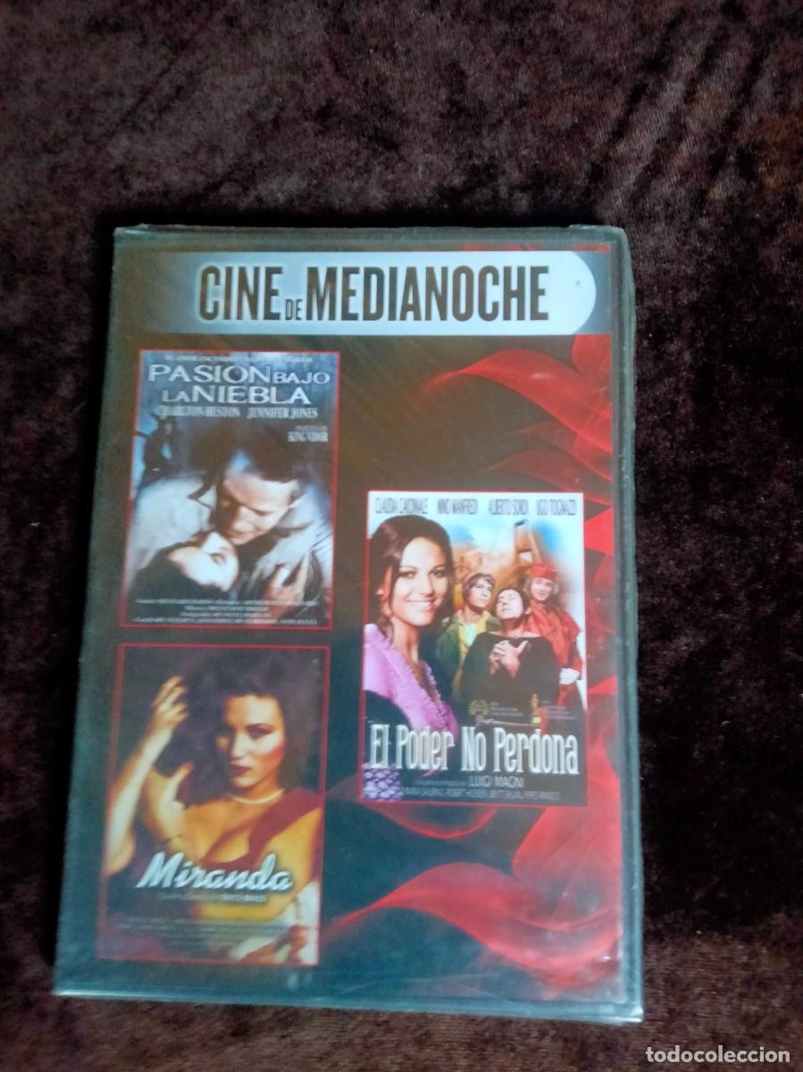 Cine: pasion bajo la niebla + el poder no perdona + miranda - dvd nuevo precintado