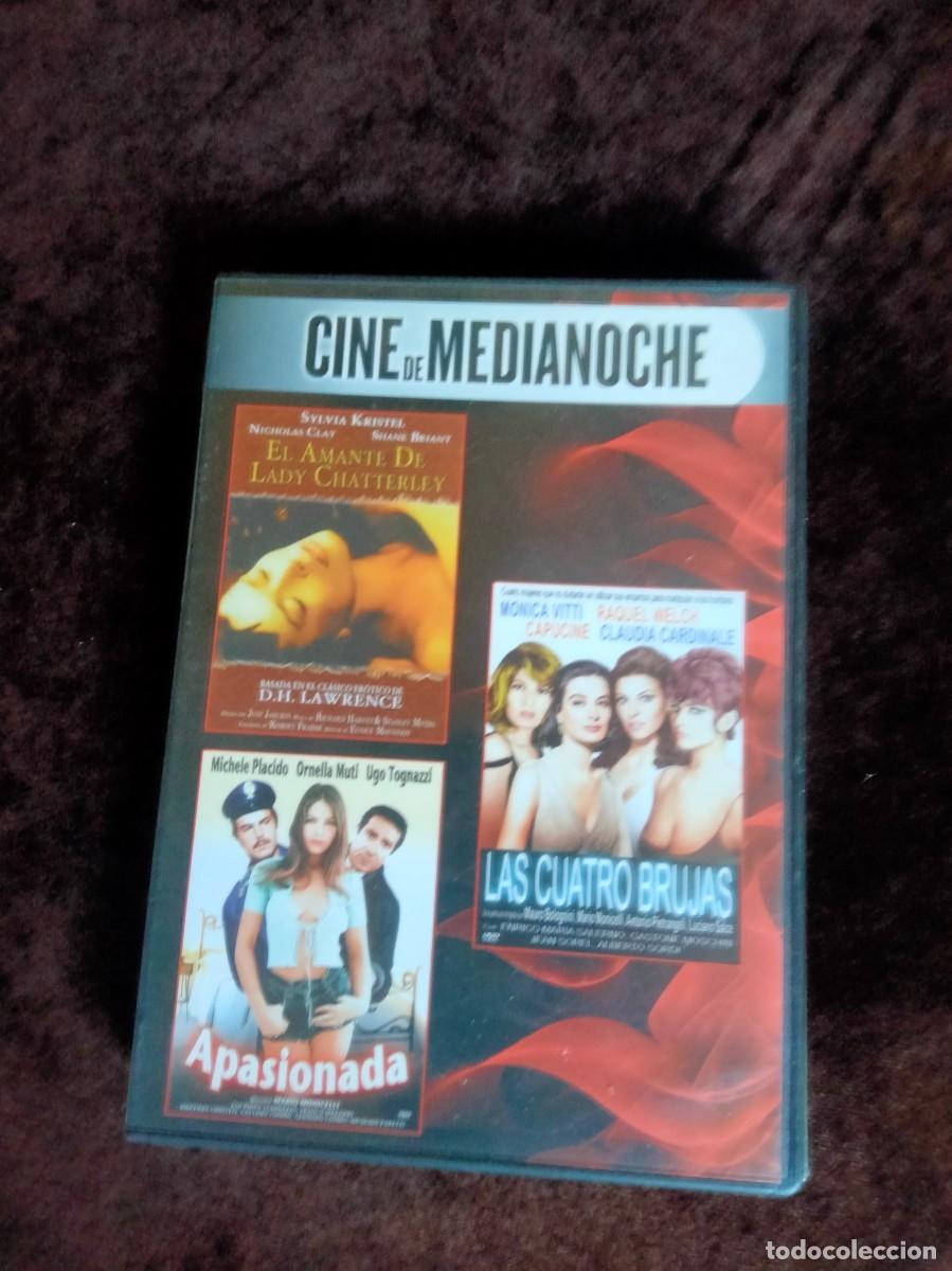 Cine: las cuatro brujas + apasionada + el amante de lady chatterley - dvd casi como nuevo