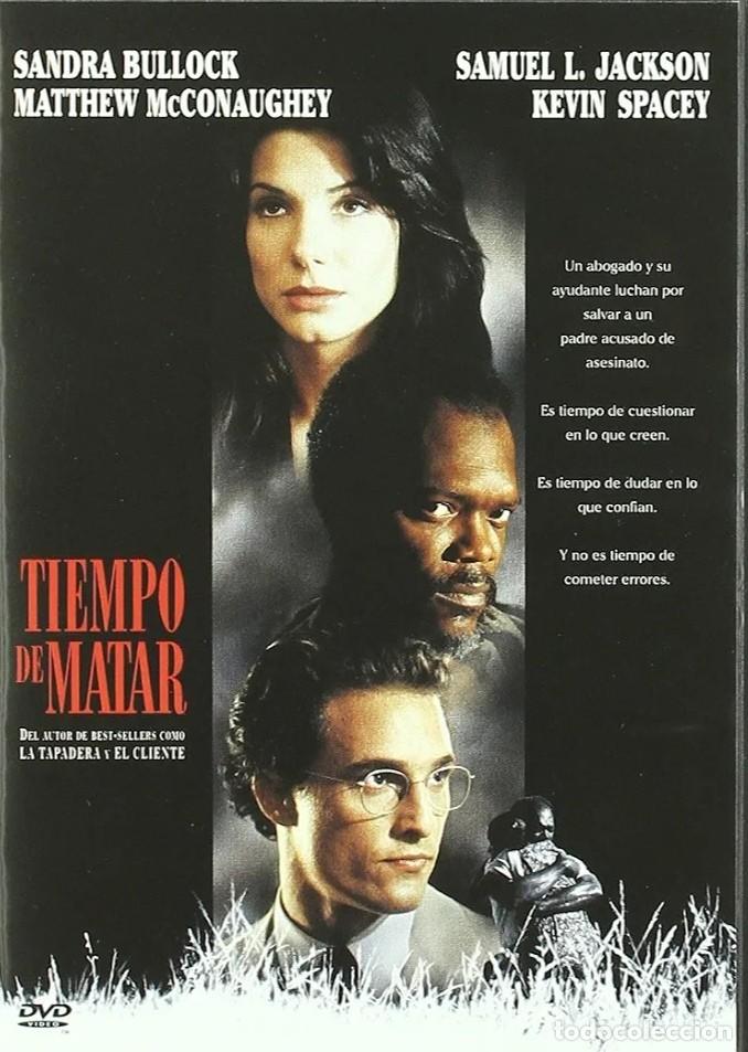 Cine: DVD Tiempo de Matar (descatalogao con Matthew Mcconaughey,Samuel L. Jackson,Sandra Bullock)