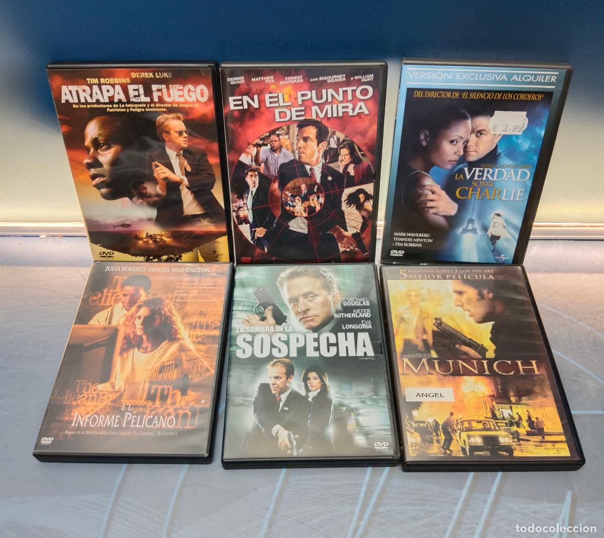 Cine: Lote 6 DVDs Thriller Suspense (Espa&ntilde;ol)