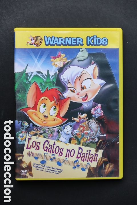 Cine: DVD. LOS GATOS NO BAILAN. Warner Kids. Muy dificil.