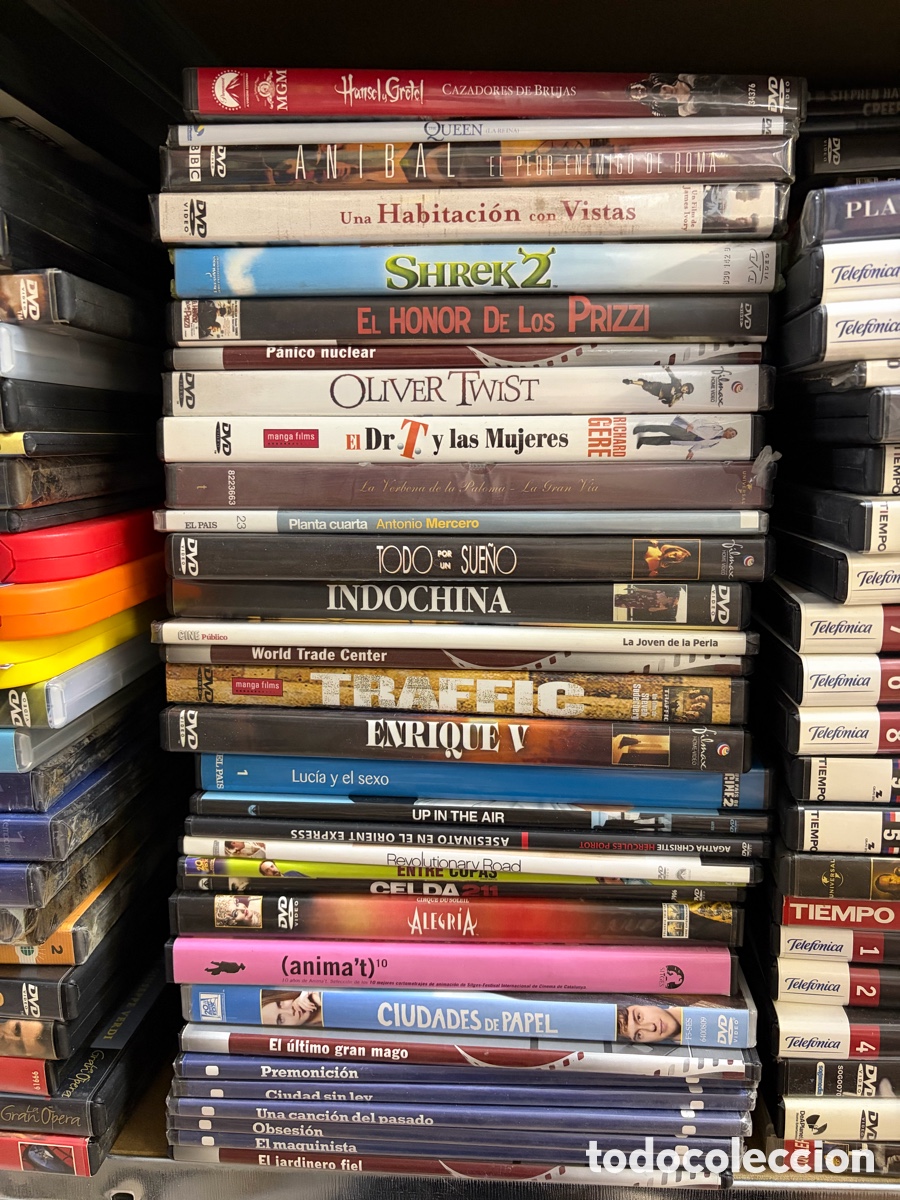 Cine: Blas109C unas 120 pel&iacute;culas originales en DVD de todos los tiempos cine cl&aacute;sico, moderno y documenta