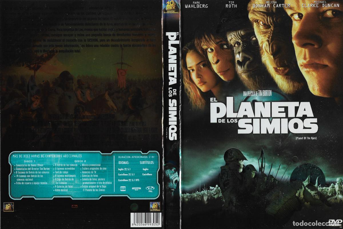 Cine: EL PLANETA DE LOS SIMIOS (2 DISCOS) (BEST SELLER). FOX. (En stock) Pel&iacute;cula DVD. (LIQUIDACION)