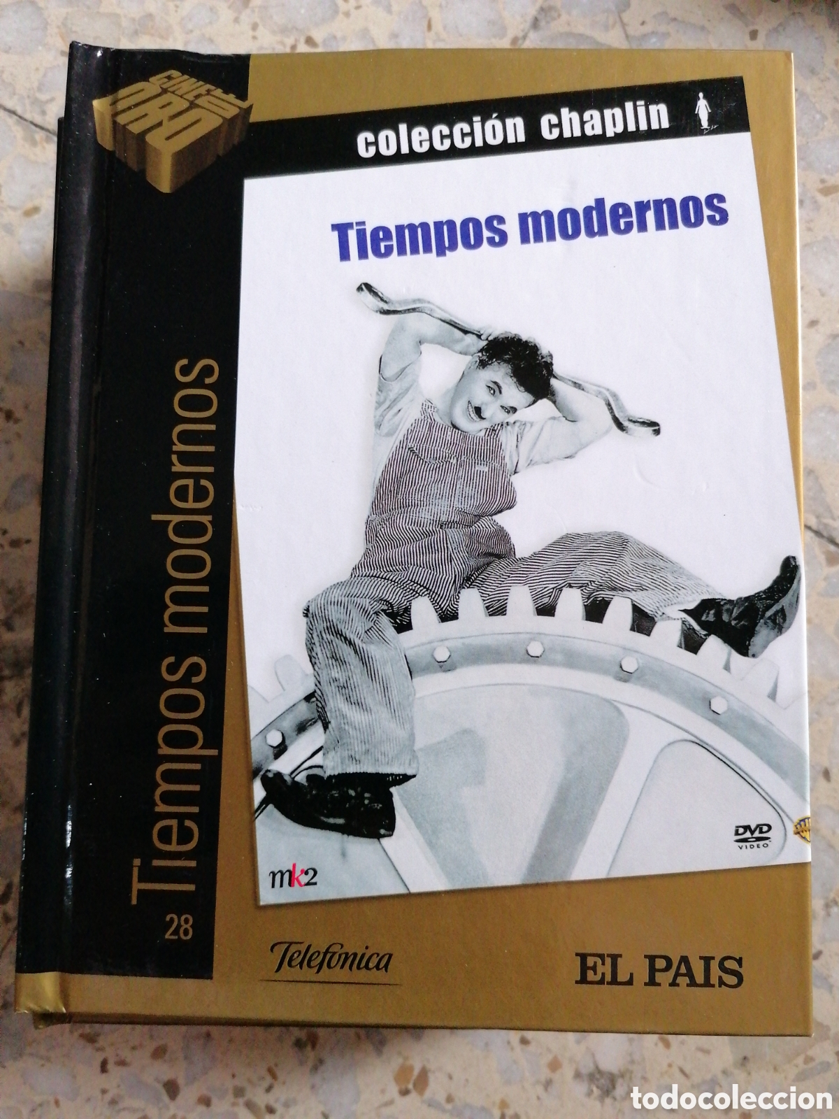 Cine: DVD TIEMPOS MODERNOS COLECCION CHAPLIN EL PAIS 28 DVD + LIBRO COMO NUEVO