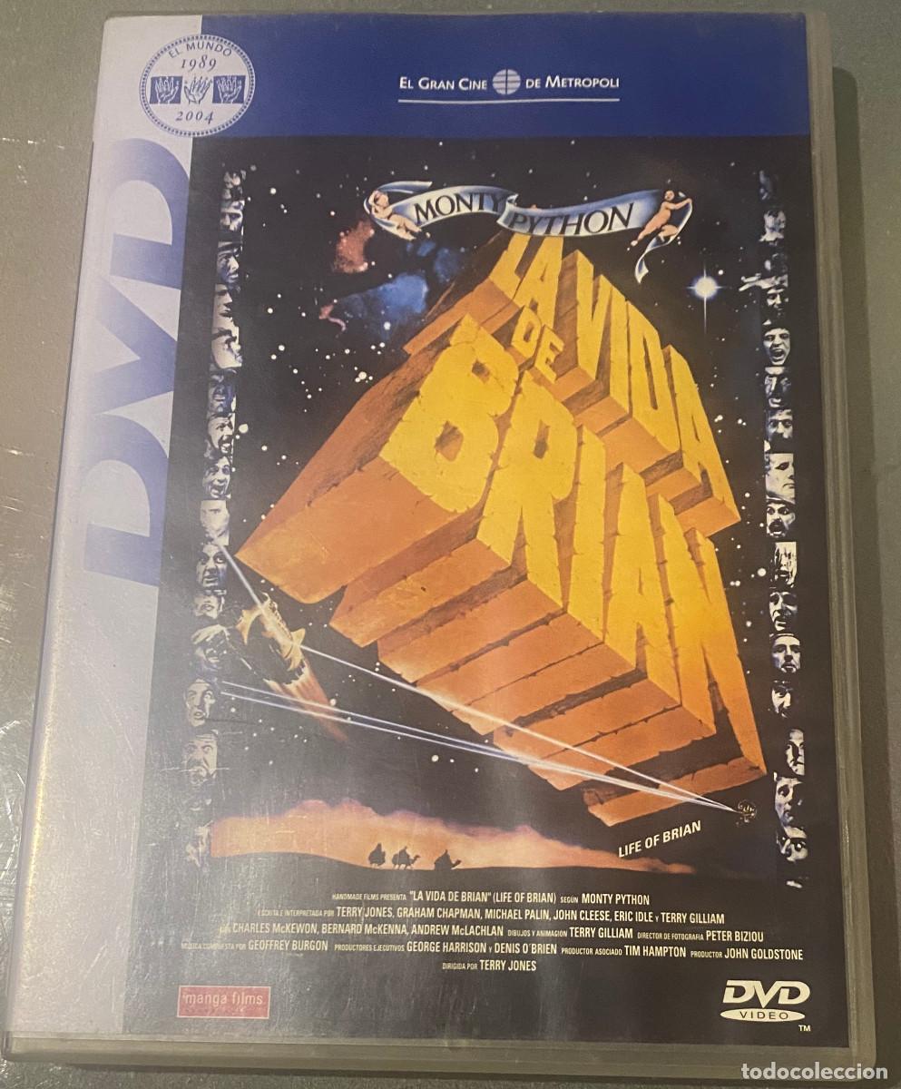 Cine: 'La vida de Brian', de los Monty Python. Comedia de culto. Manga Films y El Mundo. Buen estado.