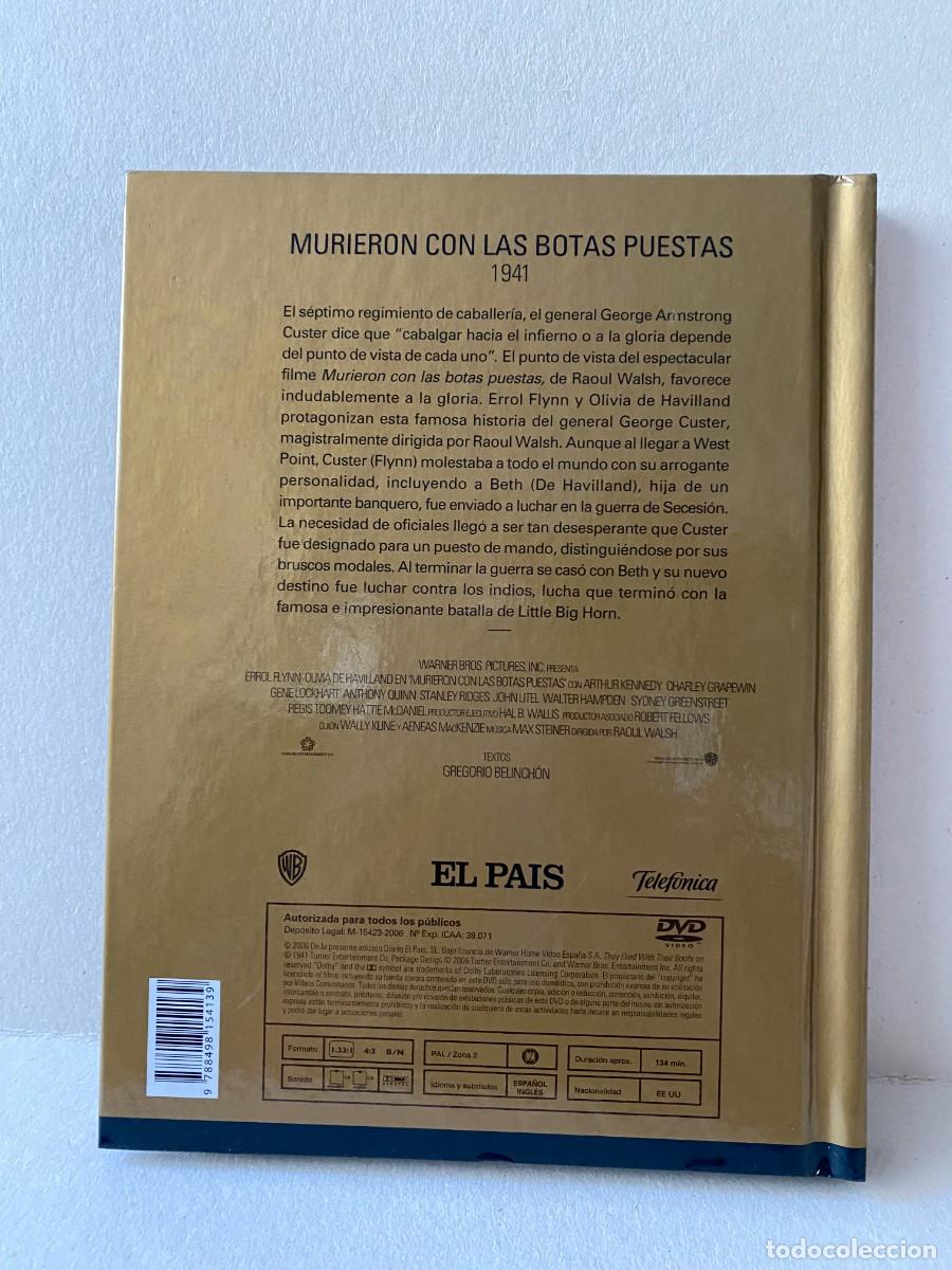 Cine: Murieron Con Las Botas Puestas (DVD + Libro) - Foto 2