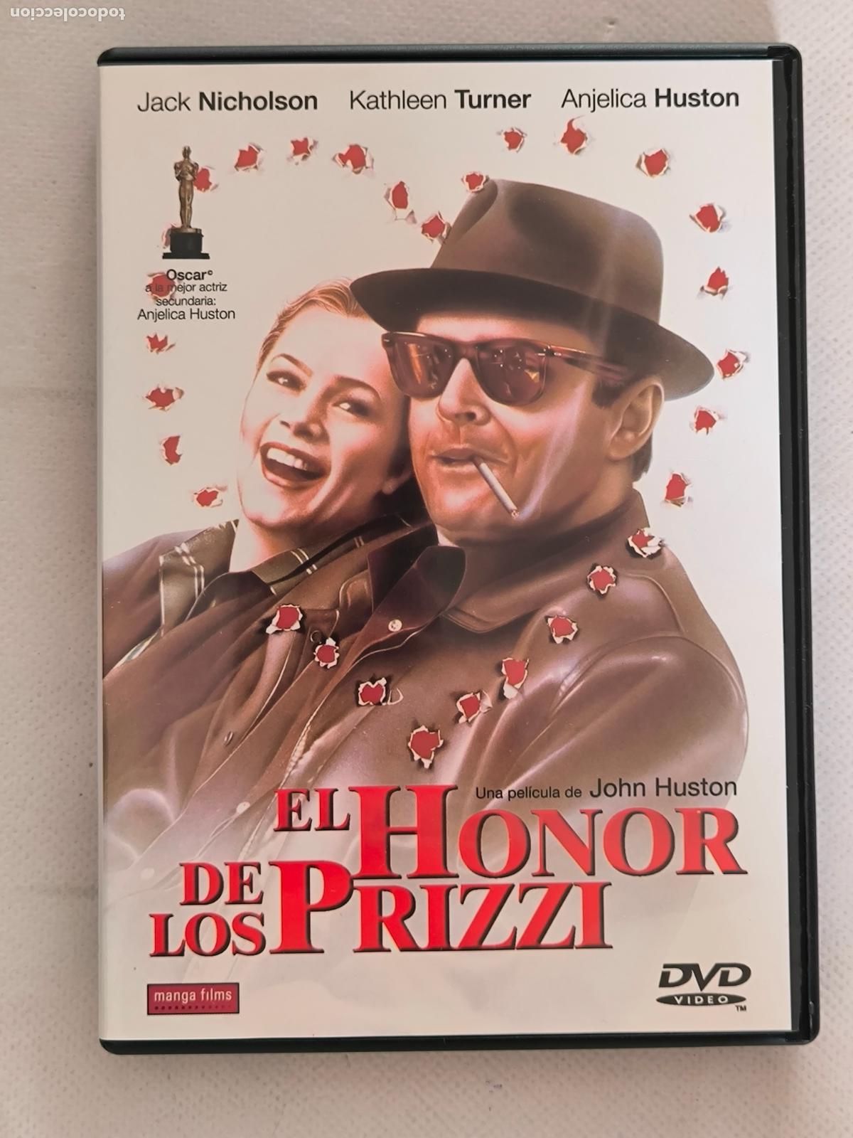 Cine: DVD EL HONOR DE LOS PRIZZI - JACK NICHOLSON (350)