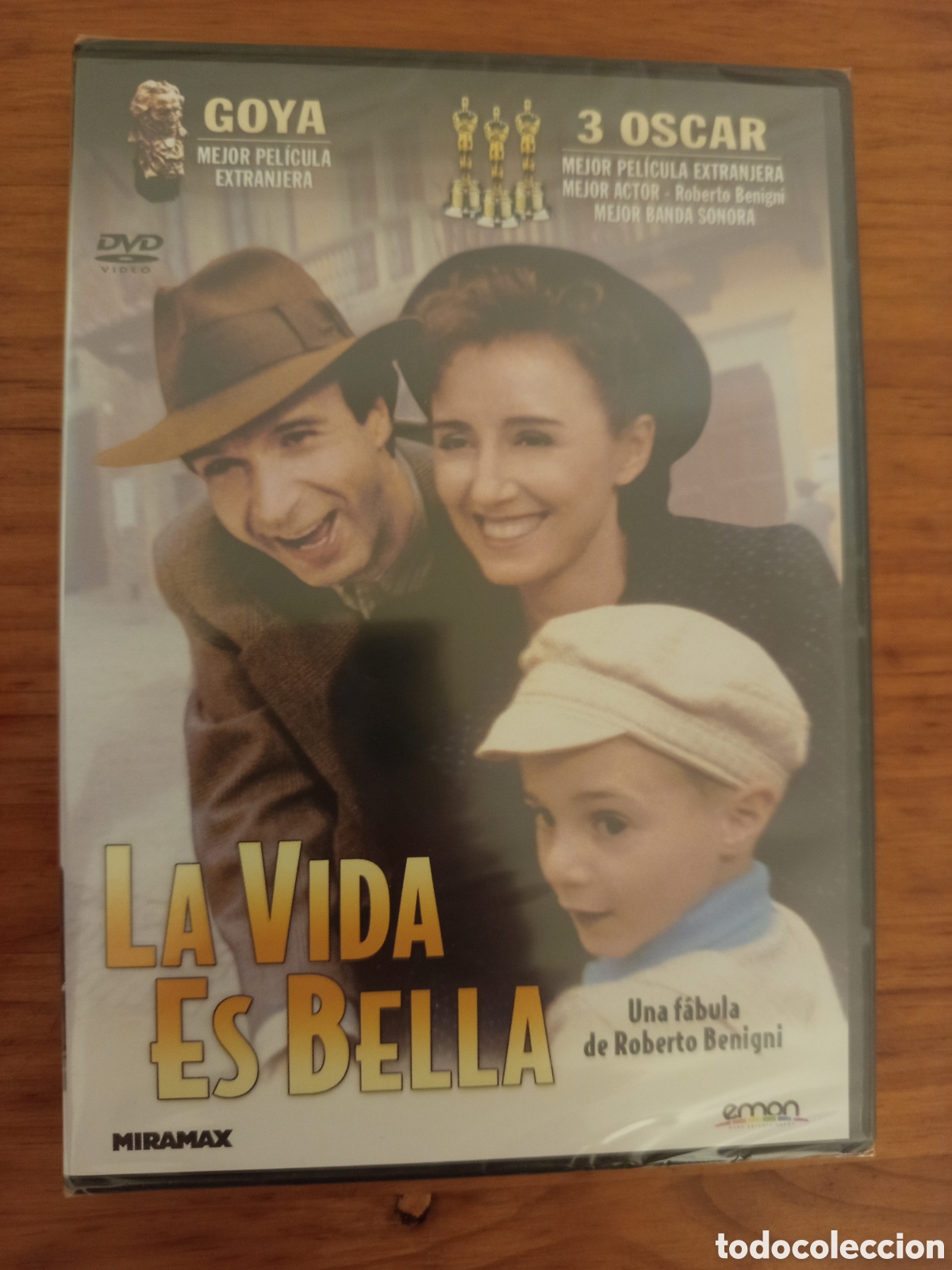 Cine: LA VIDA ES BELLA (DIRIGIDA POR ROBERTO BENIGNI) DVD PRECINTADO