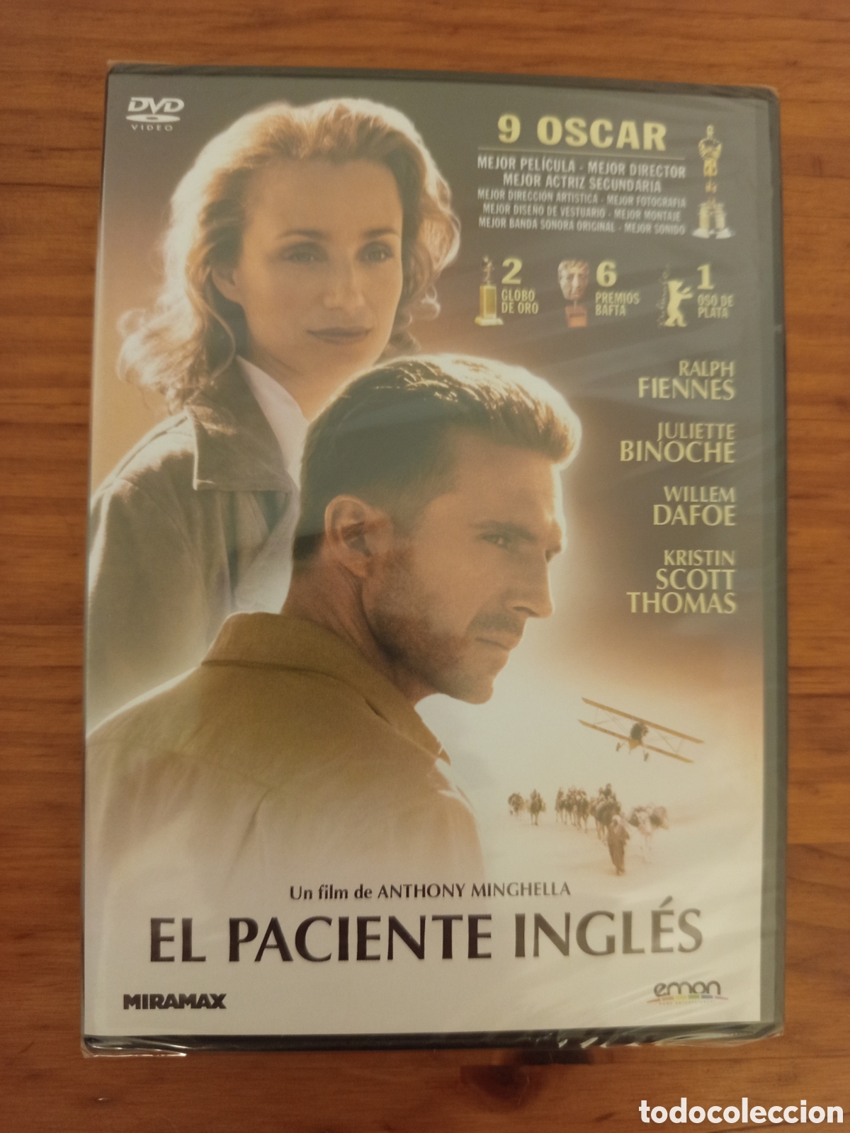 Cine: EL PACIENTE INGLES (UN FILM DE ANTHONY MINGHELLA) DVD PRECINTADO