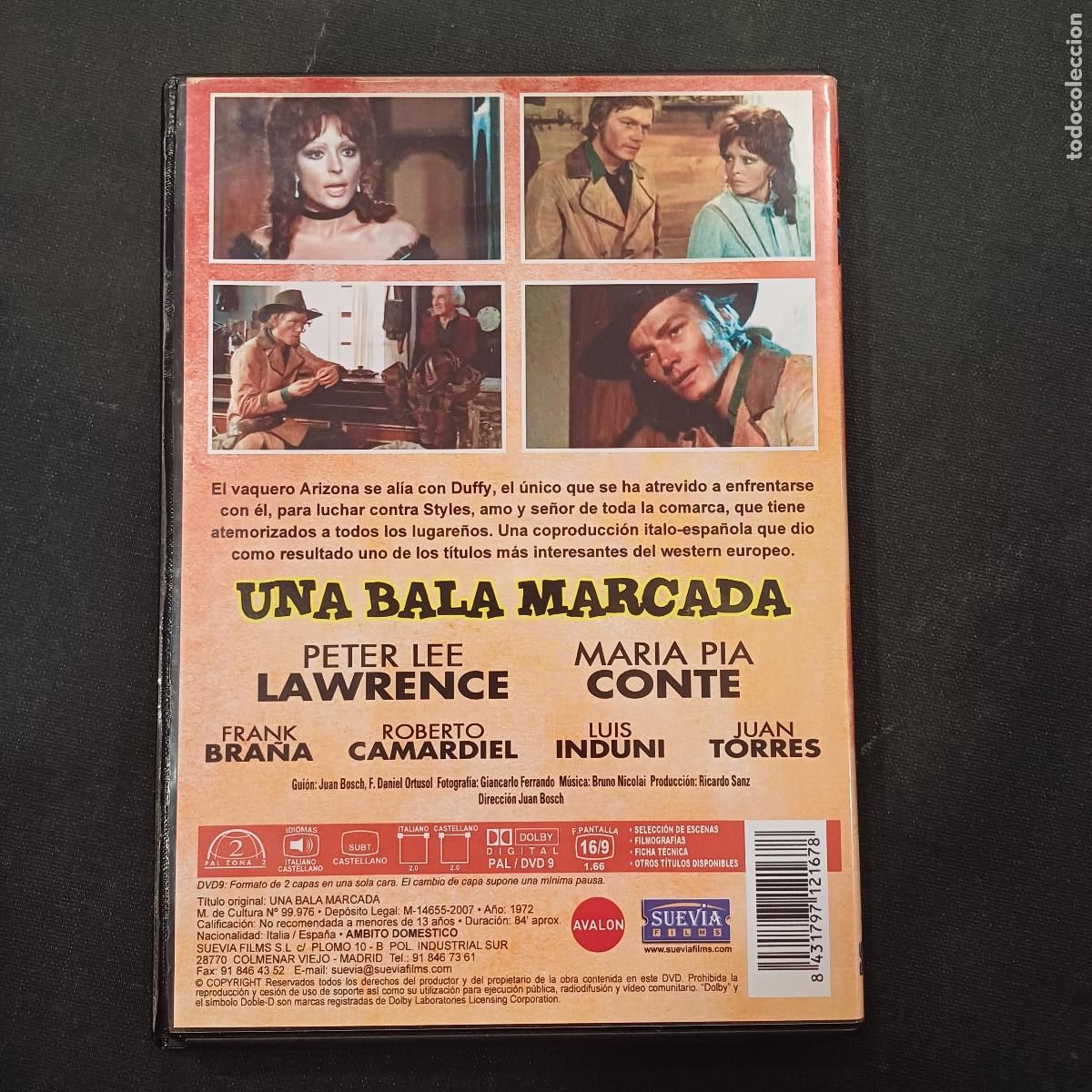 Cine: UNA BALA MARCADA/PETER LAWRENCE/DVD. - Foto 3