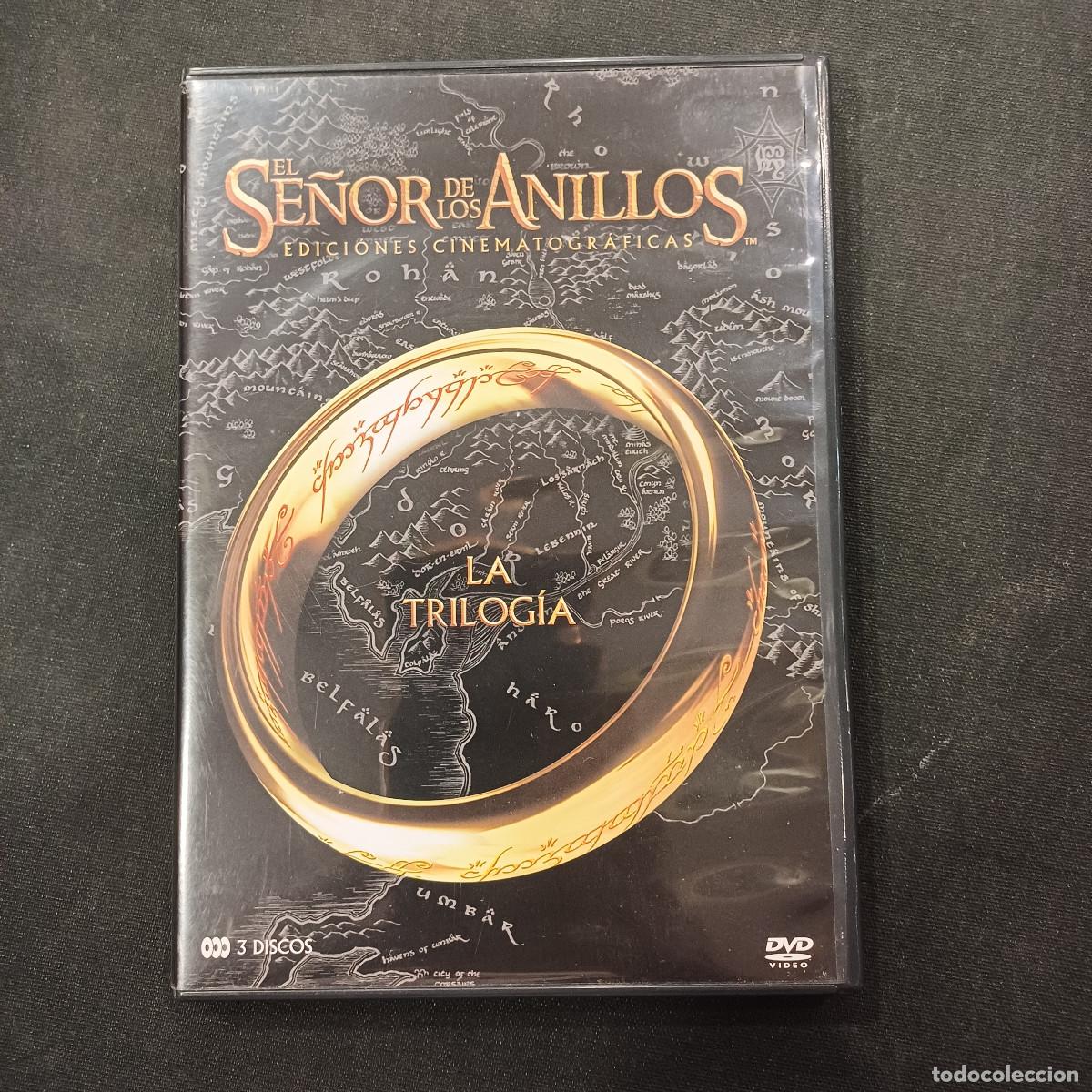 Cine: EL SE&Ntilde;OR DE LOS ANILLOS/LA TRILOGIA/DVD 3 DISCOS.