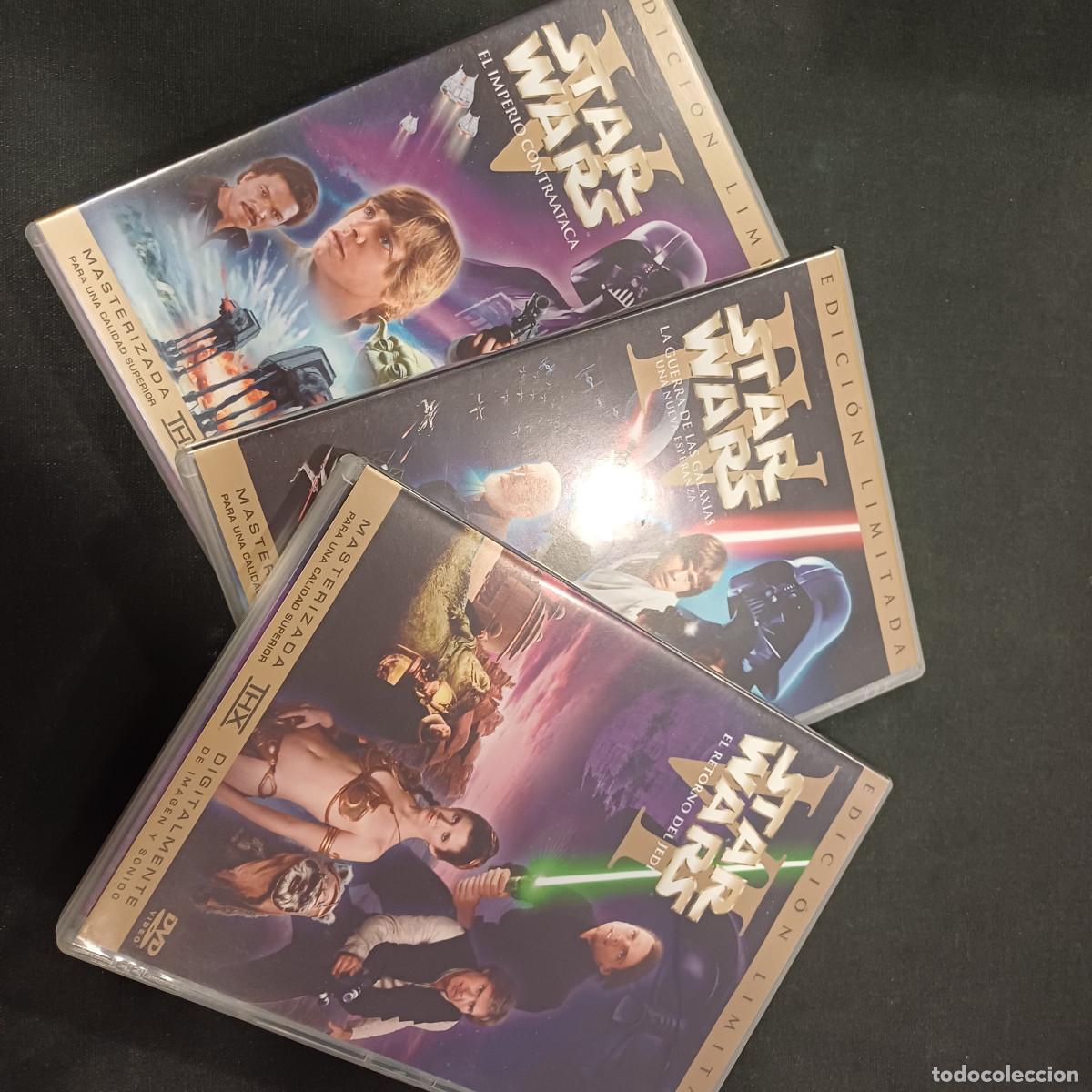 Cine: STAR WARS/TRIOLOGIA/DVD 6 DISCOS/PELICULAS+PELICULAS ORIGINALES EXTRENADAS EN CINE.