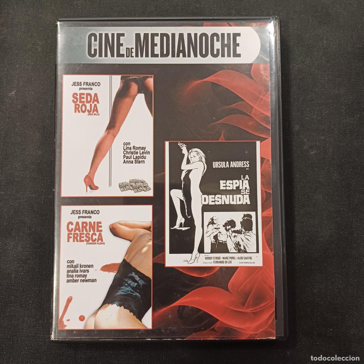 Cine: SEDA ROJA-CARNE FRESCA-LA ESPIA SE DESNUDA/DVD.