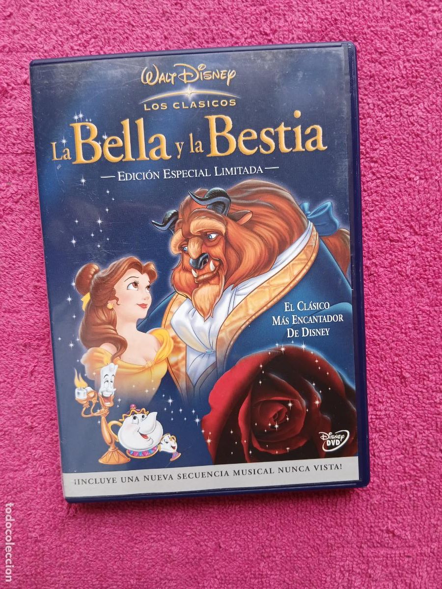 Cine: la bella y la bestia 1991 edici&oacute;n especial limitada walt disney los cl&aacute;sicos disney dvd