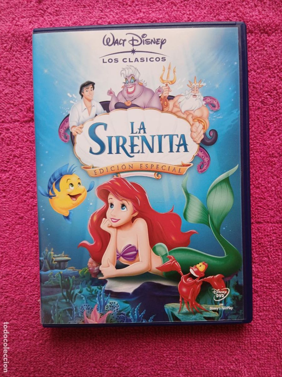Cine: la sirenita 1989 edici&oacute;n especial walt disney los cl&aacute;sicosn John Musker y Ron Clements disney dvd